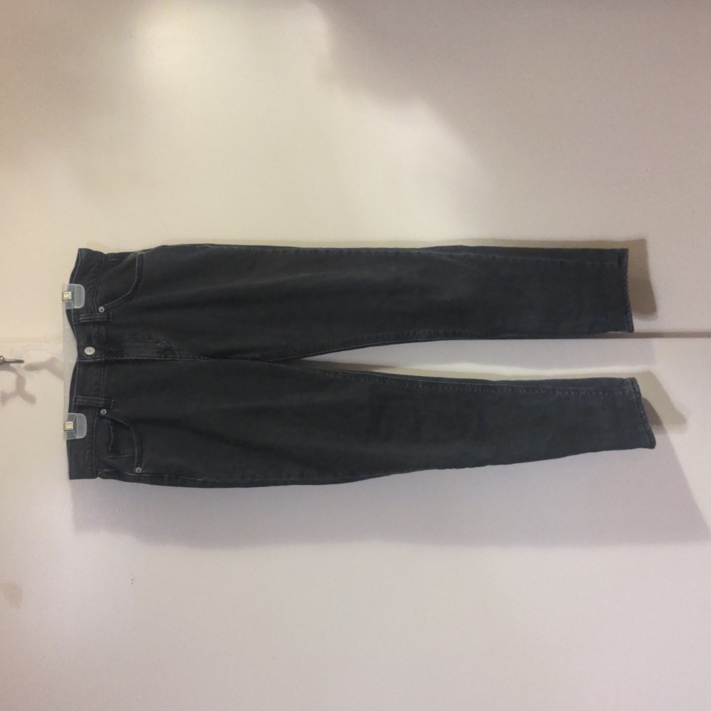 Black Boyfriend Mid-Rise Jeans